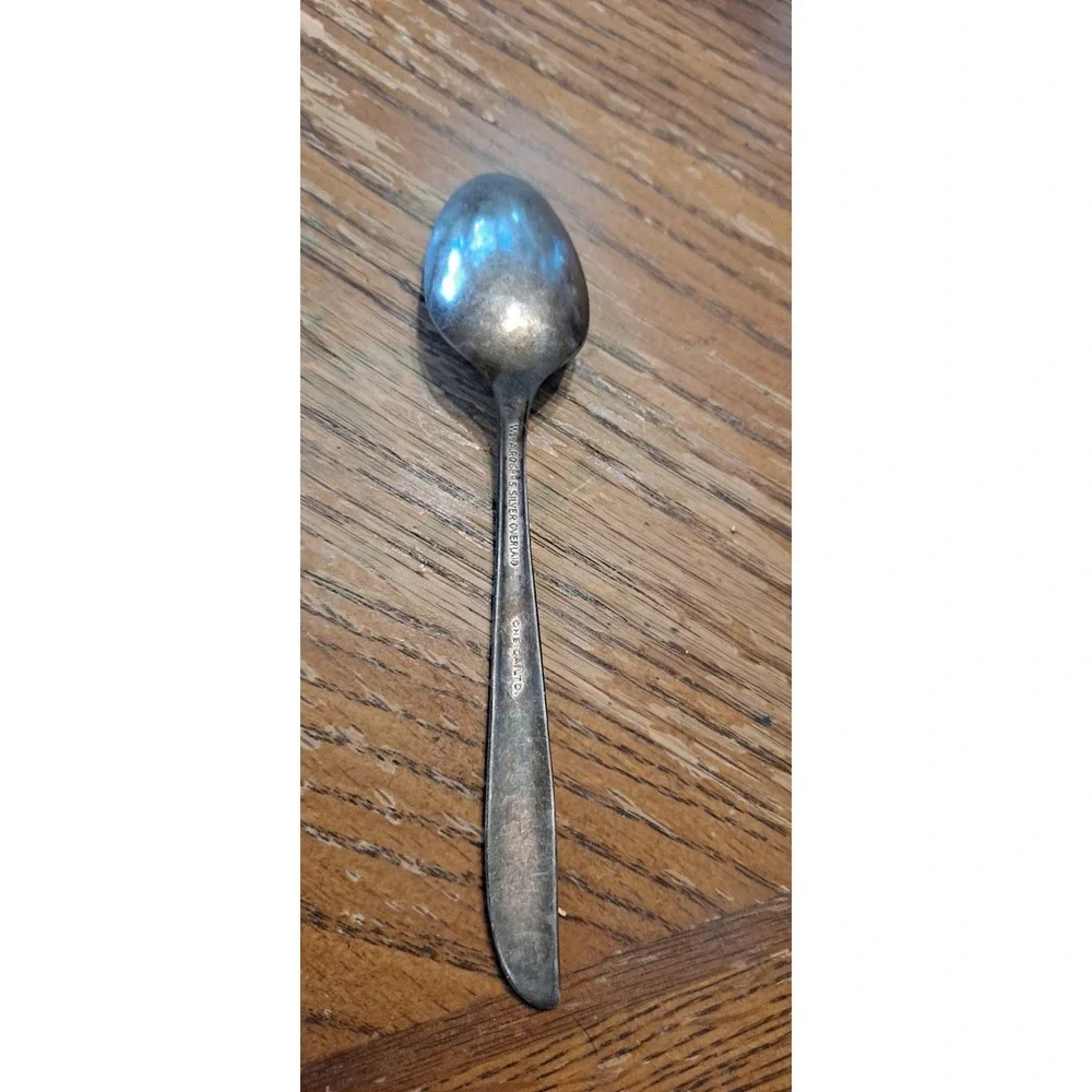 ONEIDA‎ WM ROGERS SILVER PLATE FLATWARE ALWAYS WILDWOOD  1 TEASPOON